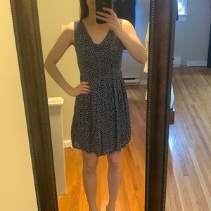 Never Worn/Perfect Condition Sm Wardrobe dress - Navy with pink/white design